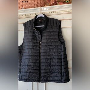 SOLD ORVIS Drift Vest XXL Black Primaloft Gold Water Resistant